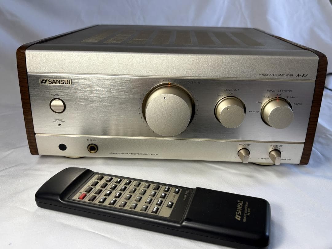 3801desu様専用】サンスイ SANSUI A-α7（リモコン付き）｜サンスイ