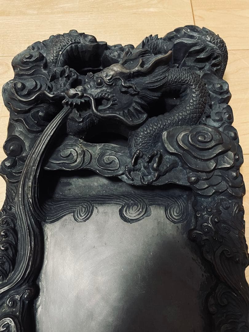 雄勝硯　端渓硯　澄泥硯　老坑　唐物　時代物　 龍　古美術