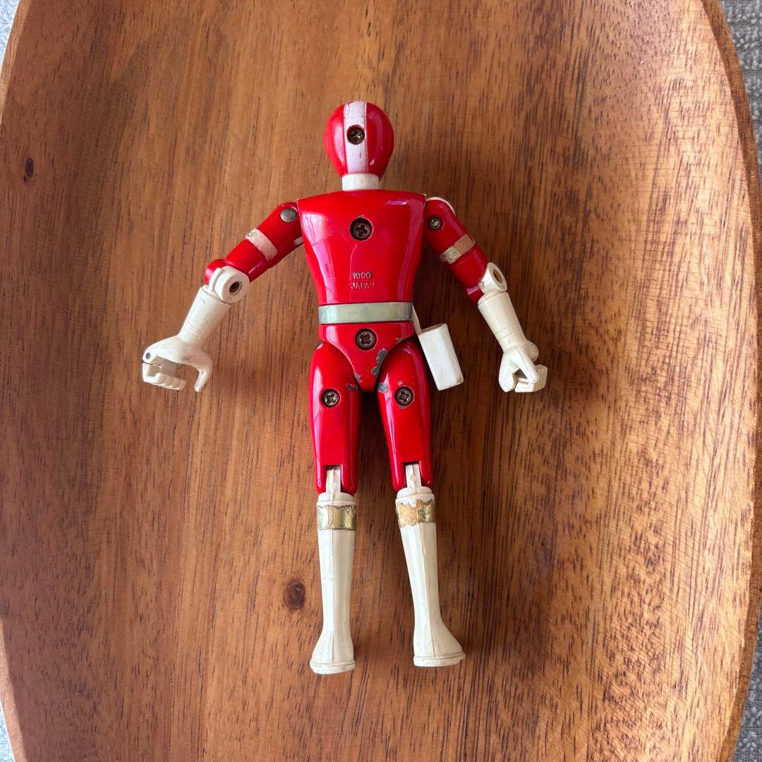 地球戦隊ファイブマン レッド 超合金フィギュア 希少当時モノ 戦隊ヒーロー