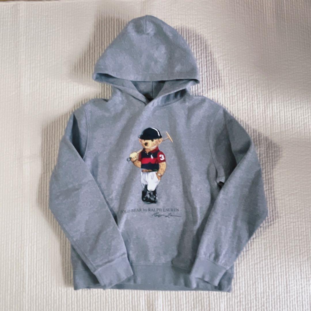 一回着ラルフローレン　ポロベア　裏フリース　パーカー トレーナー