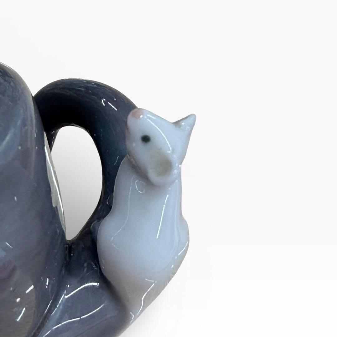 LLADRO リヤドロ ネコ ネズミ 陶器 置物 インテリア - メルカリ