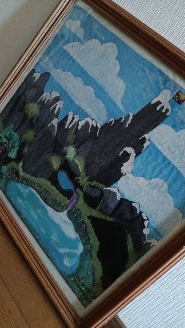 Mt.ウィルヘルム　パプアニューギニア　最高峰　現地作家絵画