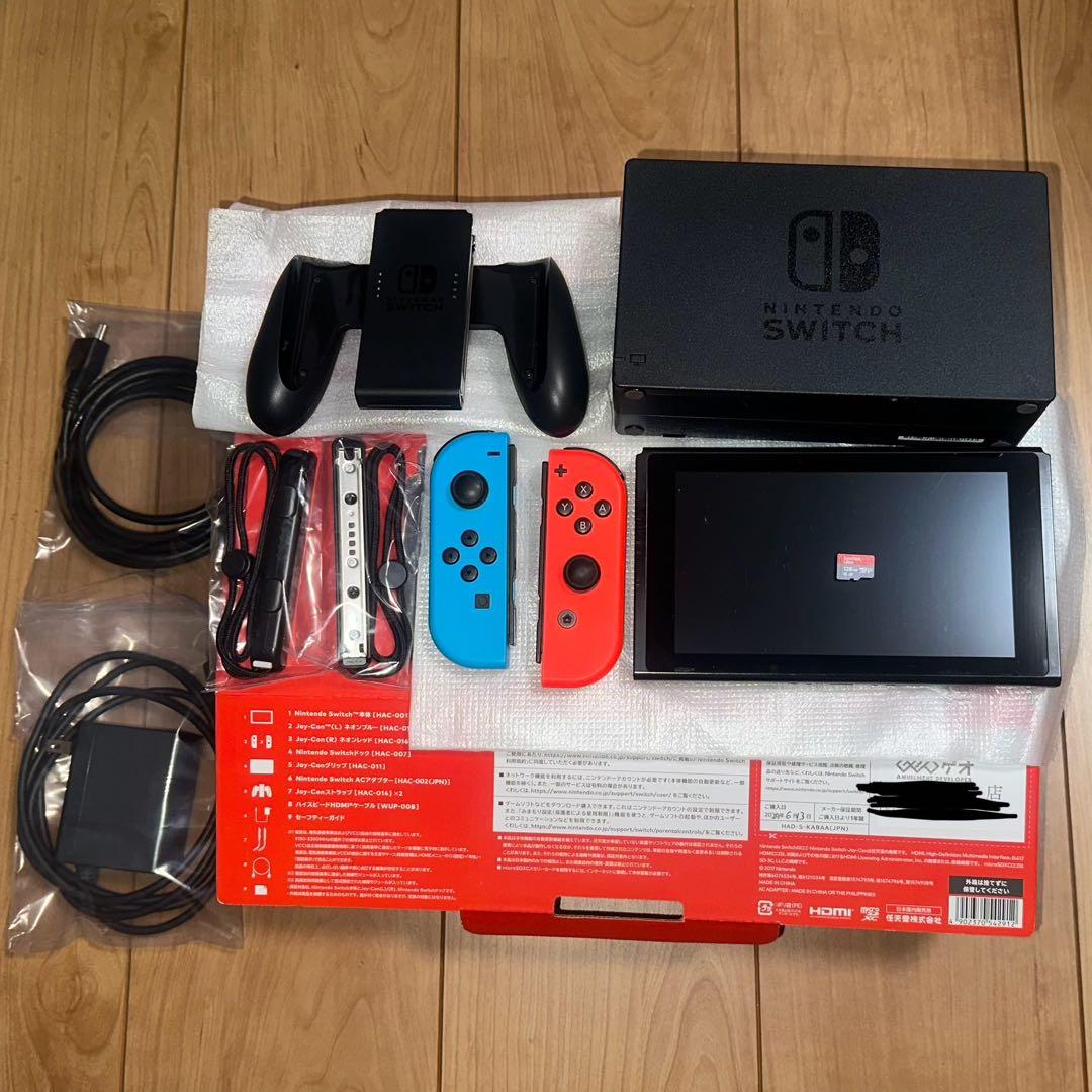 【即日発送可】(一部新品アリ)ニンテンドースイッチ本体+microSD128GB
