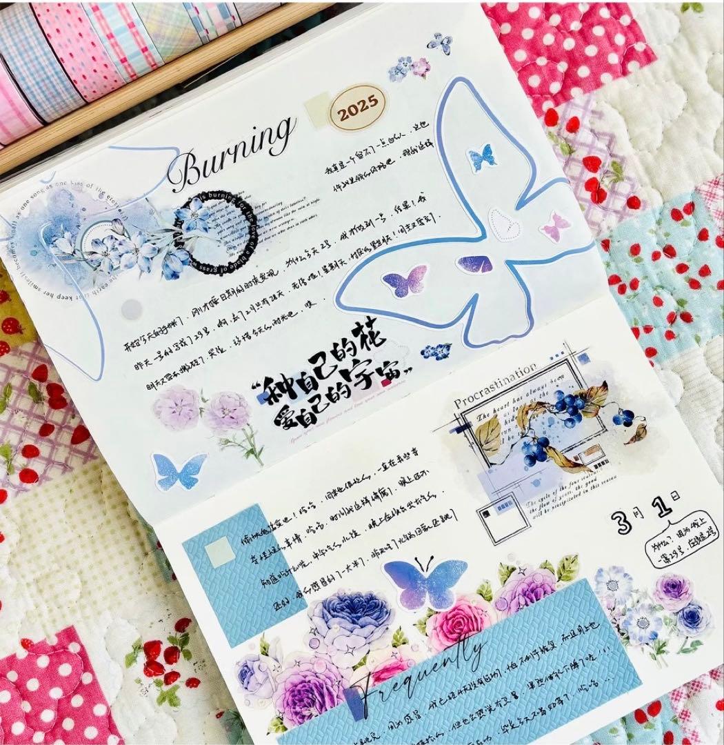 醒醒文创《旧梦札记》海外マスキングテープ　マステ 【2354】