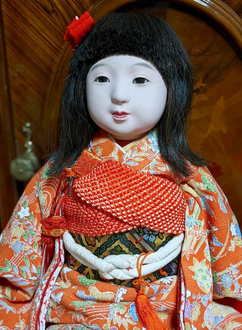 昭和初期 市松人形 寿美禮 人形師伊藤直島