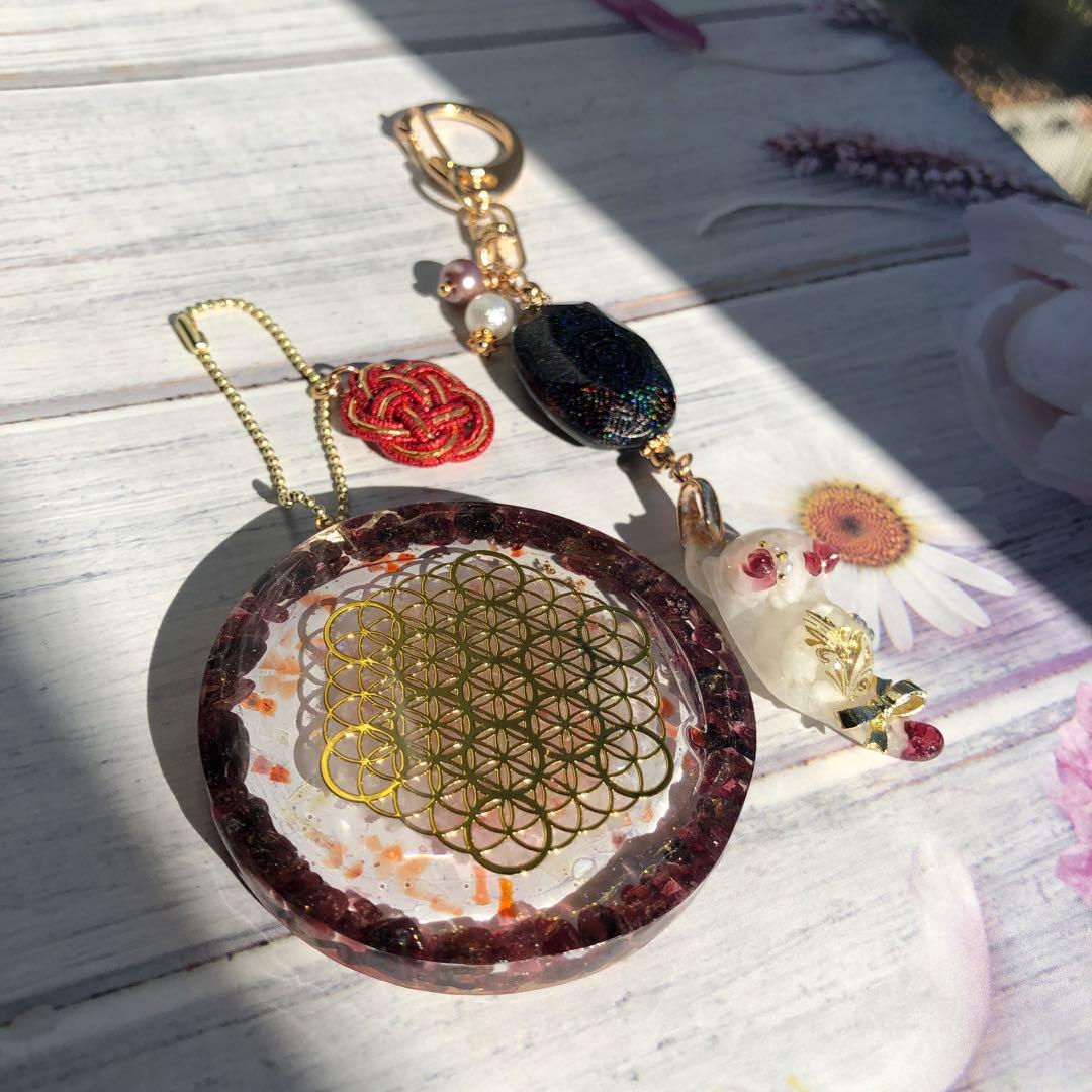 8/26、9点 兎 猫 チャーム オルゴナイト キーホルダー まとめ売り