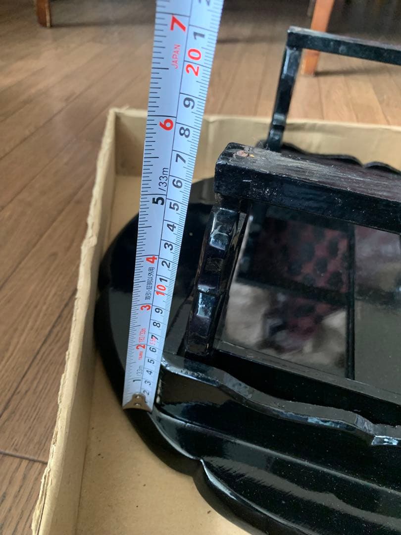 螺鈿　らでん　折りたたみ式テーブル　45センチ