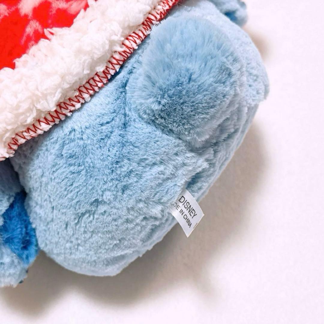 ディズニーストア スティッチ クリスマス 冬 帽子 ふわふわ ぬいぐるみ レア