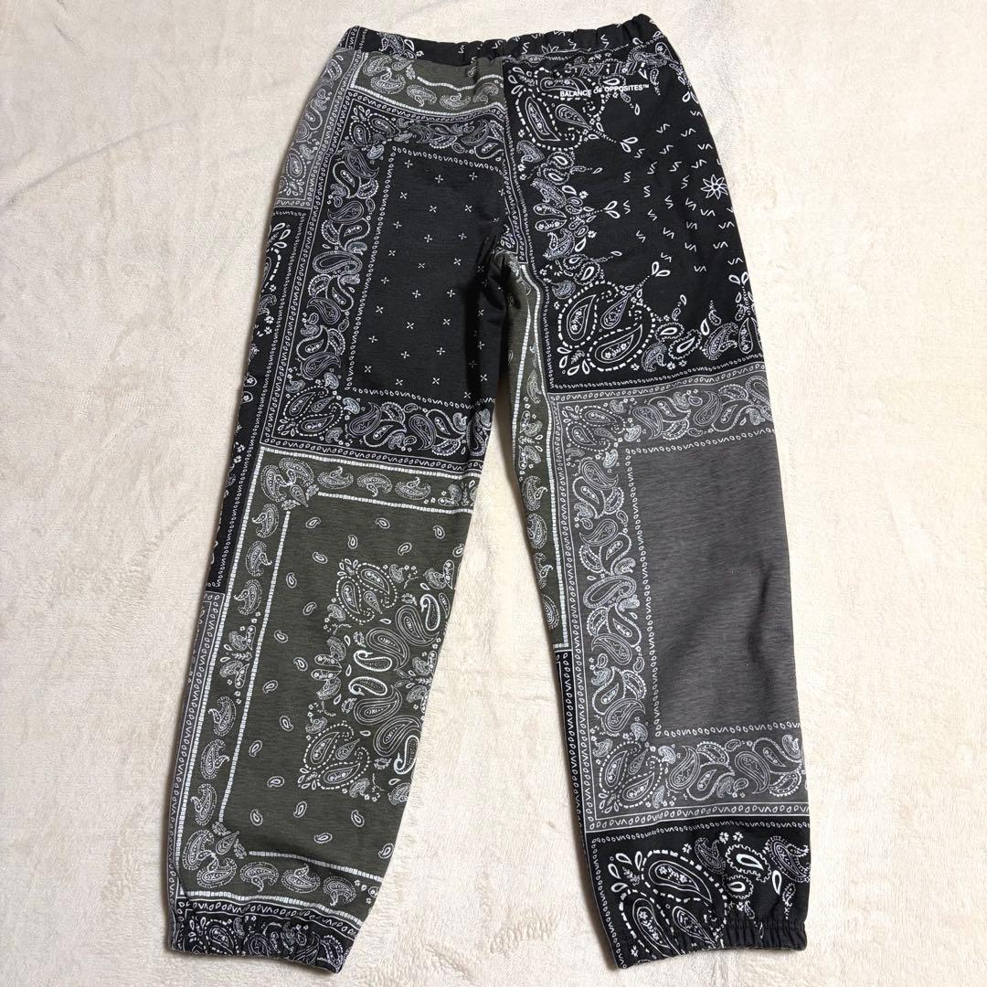 【美品】RVCA ルーカ パーカー セットアップ バンダナ柄 ペイズリー柄