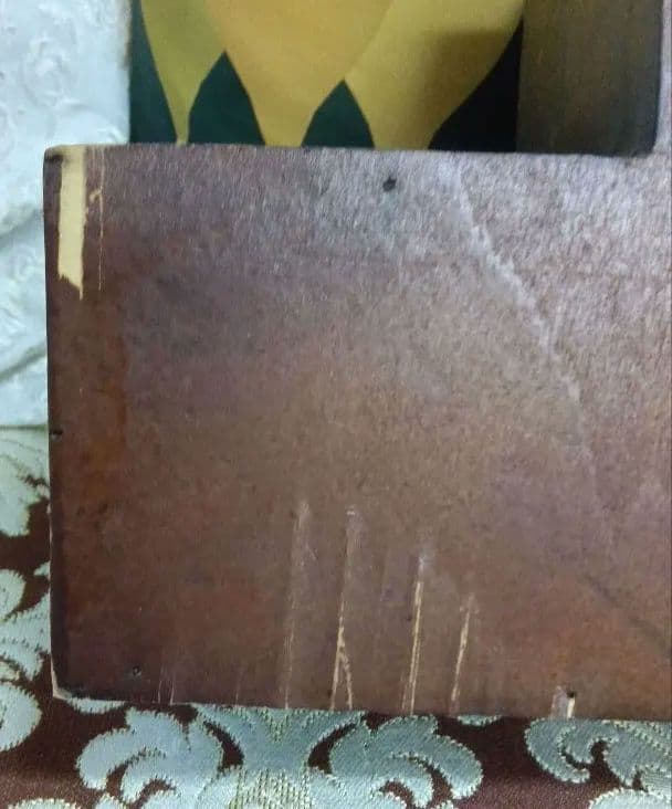 レア物✩昭和レトロ木製小型引き6段階段型 アンティーク小物入れ