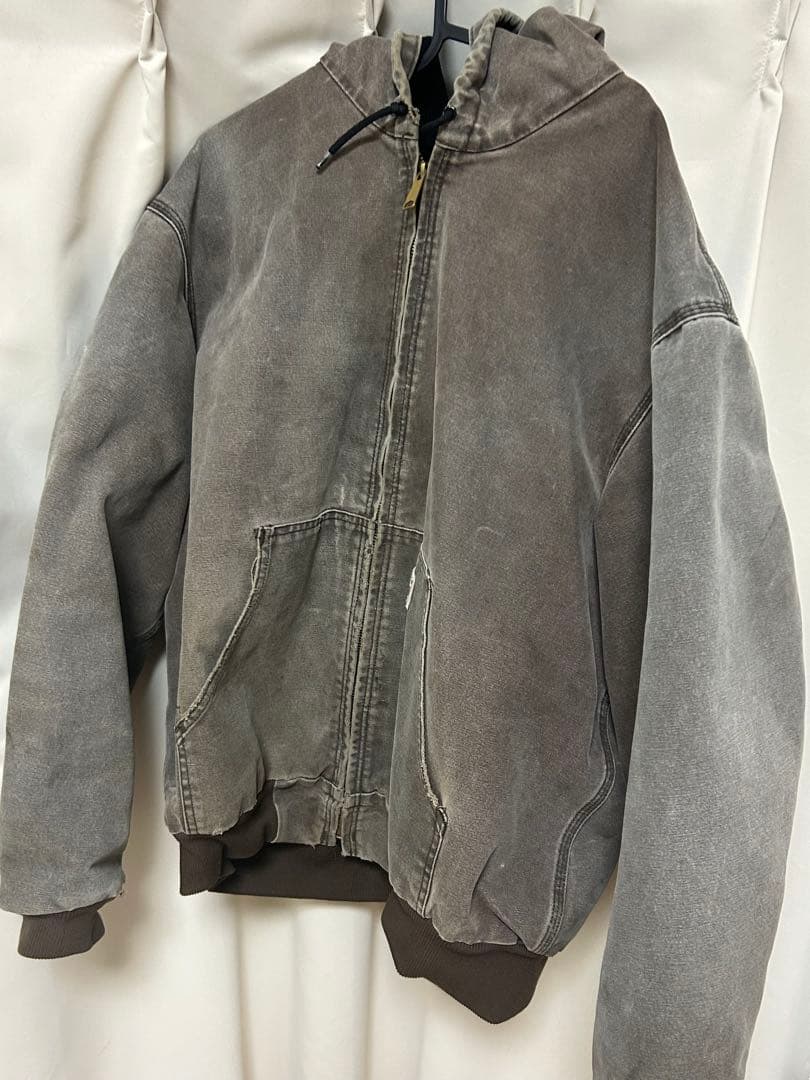 Carhartt J26 CHT フード付きジャケット グレー