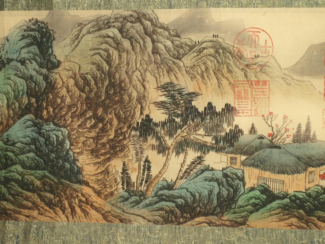 骨董市仕入れ品 中国明時代の掛軸 激安骨董品 肉筆保証 BD437A8-2