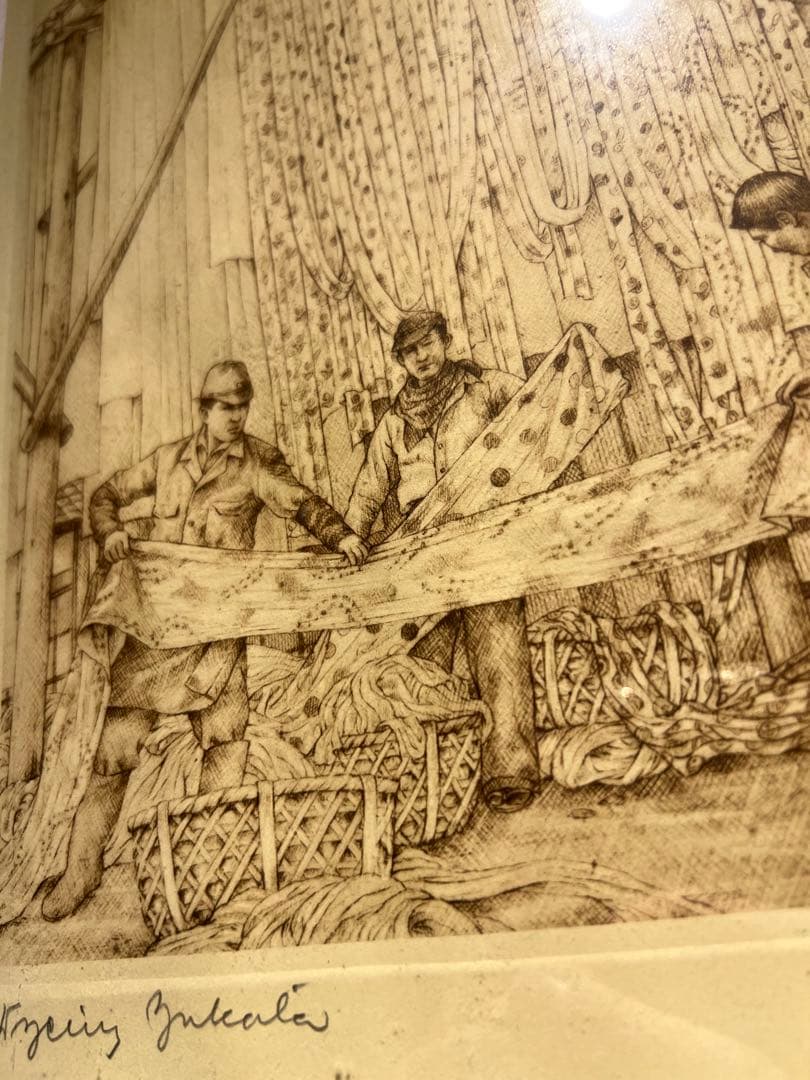 メゾチント「Opening Mantle」 銅版画 - メルカリ