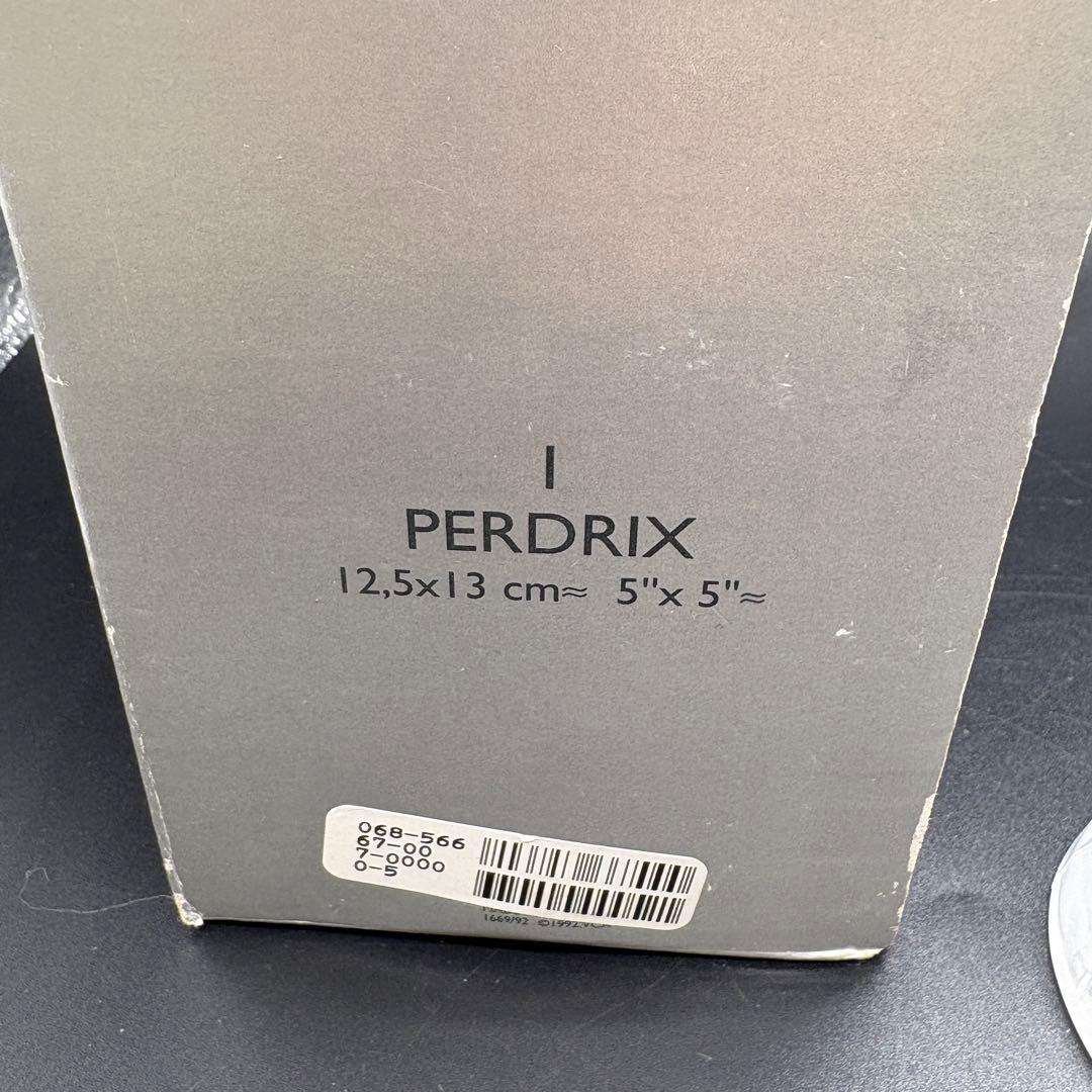 箱付き クリスタル・ダルク オブジェ 置物 ペルドリ 山うずら no.173