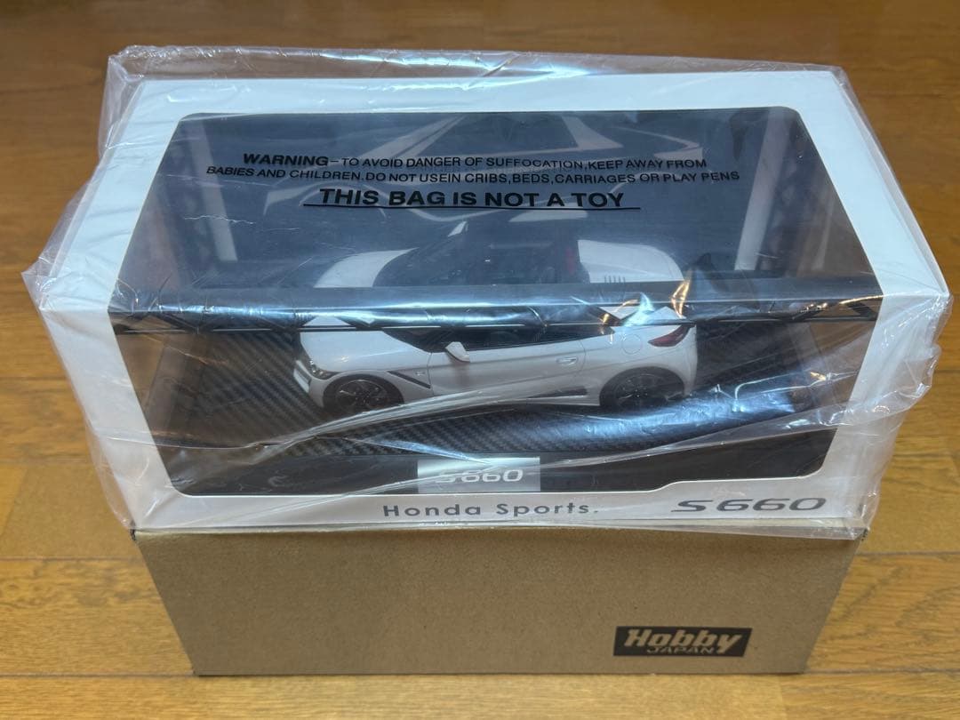 HJ 1/18 Honda S660 α（プレミアムスターホワイトパール）