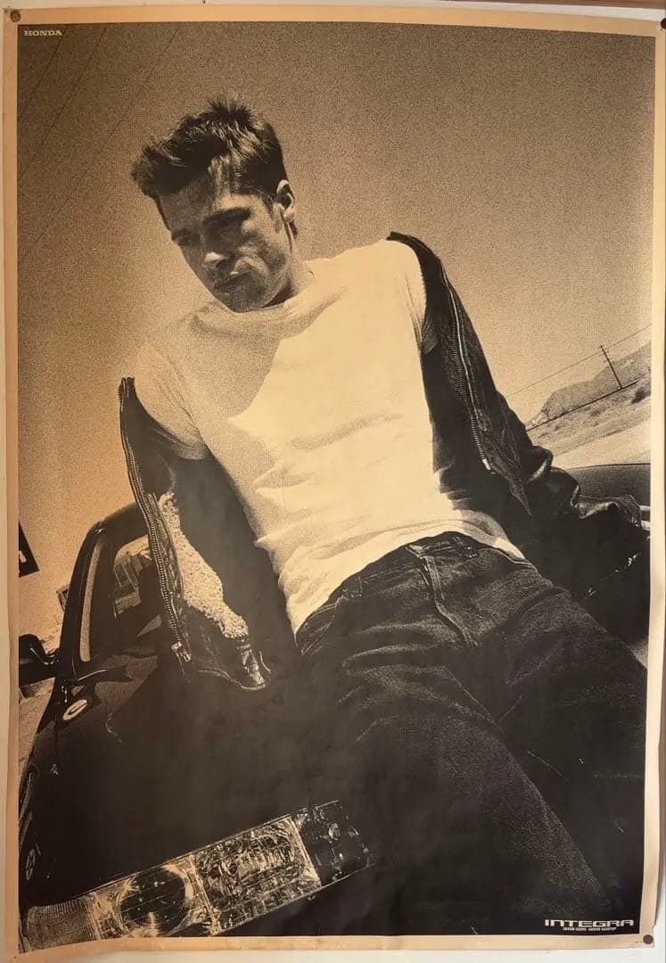 緊急値下】レア非売品ブラッド・ピットモノクロHONDAインテグラ
