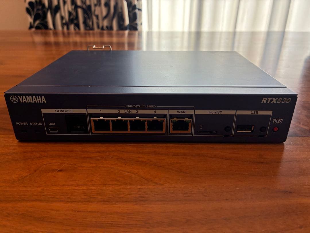 YAMAHA RTX830 ギガアクセスVPNルーター Amazon | ヤマハ USB ギガアクセスVPNルーター dual_band RTX830