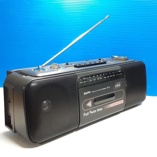 平成レトロ】SANYO ラジオカセット レコーダー U4s6(K) - メルカリ