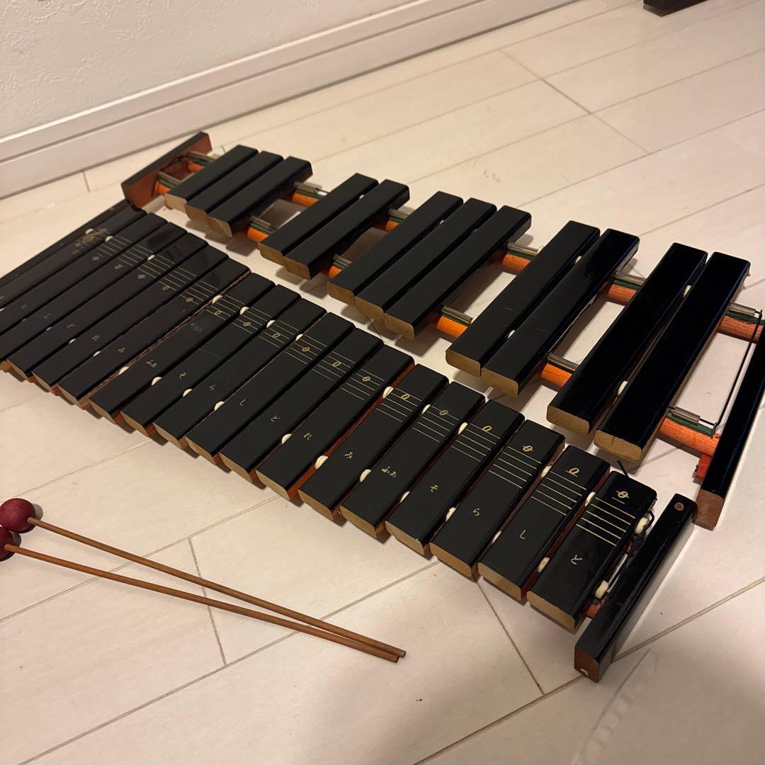 美品】YAMAHA ヤマハ 卓上木琴 30音 打楽器 - メルカリ