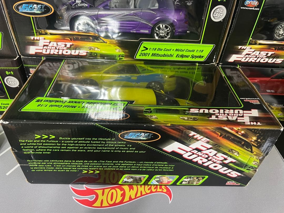 ミニカー FAST&FURIOUS Lancer Evolution VII 1/18