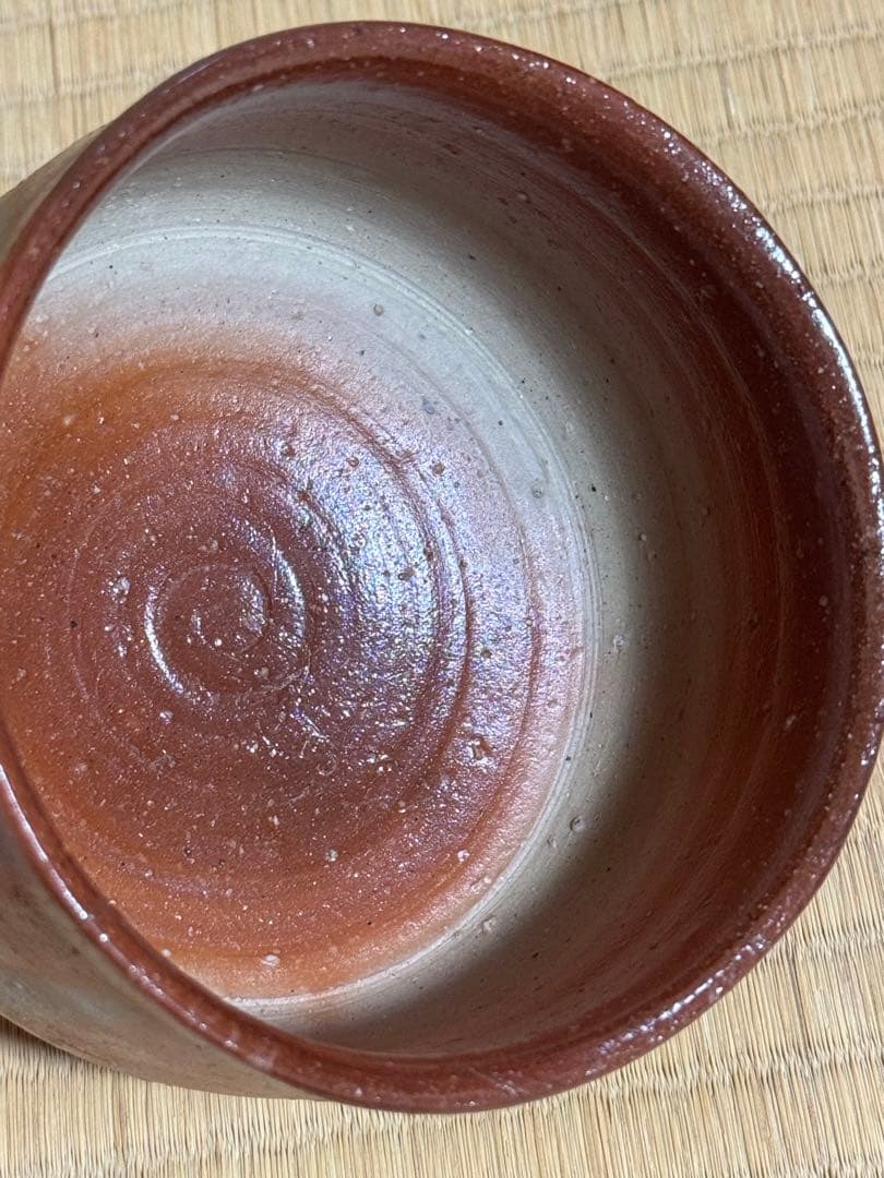 備前焼 人間国宝 山本陶秀 緋襷茶碗