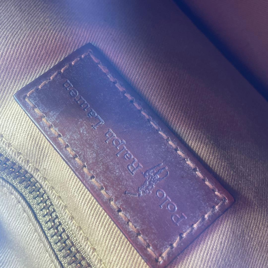 ポロラルフローレン　タータンチェック ハンドバッグ　ミニボストンバッグ