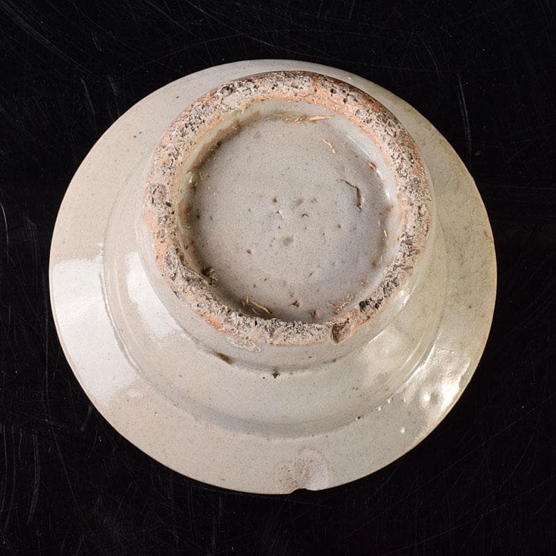 朝鮮美術 李朝 高麗白磁 盃台 杯台 V R8012