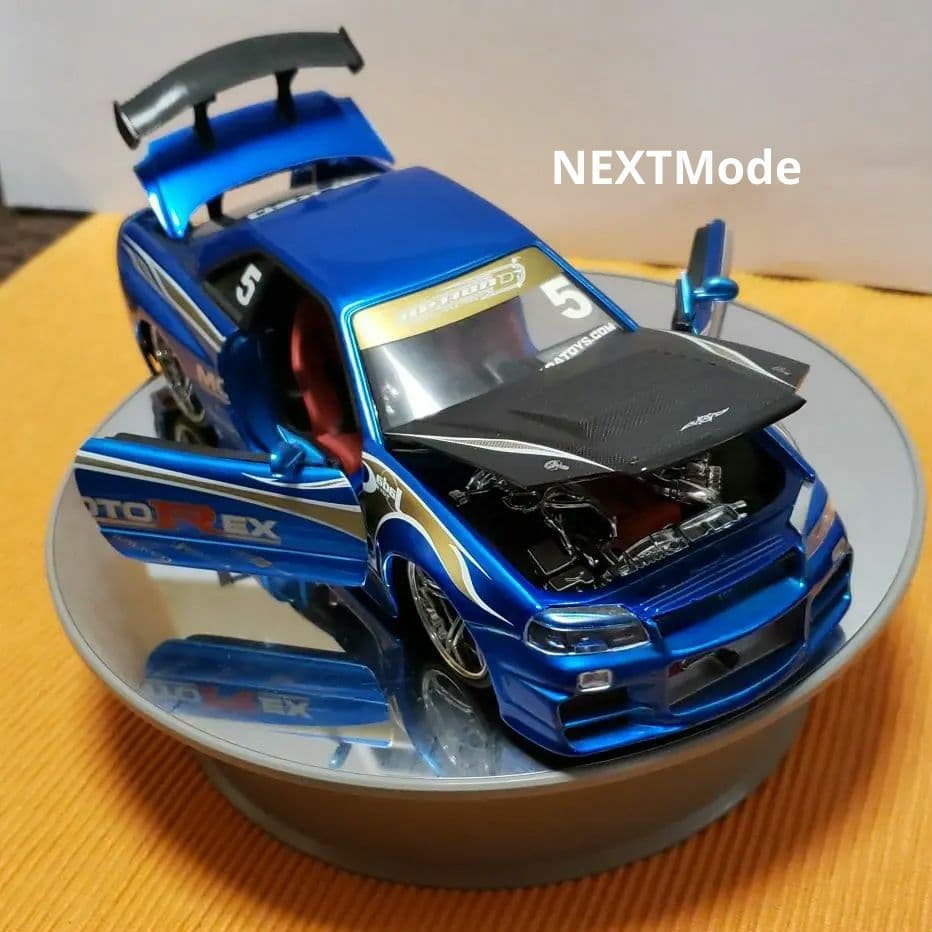 ミニカー Jada 完成品 2台展示台set