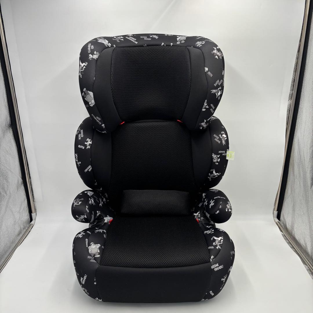 極美品　ハイバック　ディズニー　ジュニアシート　ミッキーマウス　ISOFIX