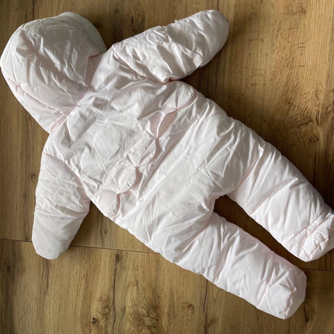 Jacadi ジャカディ　ジャンプスーツ　ダウン　コート　スカラップ　60 70