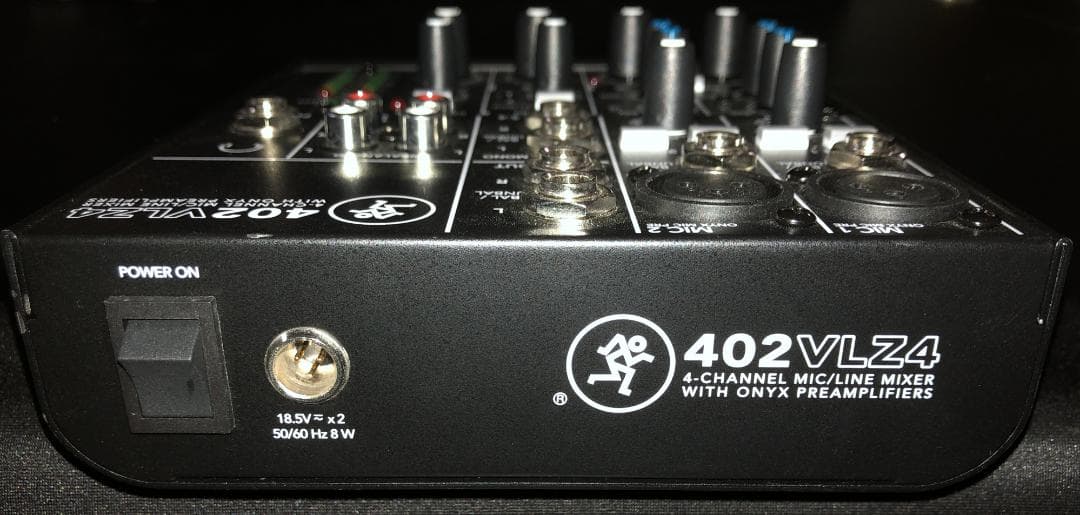 MACKIE 402VLZ4 4チャンネルアナログミキサー 完動・美品