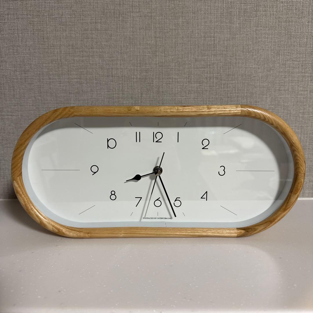 Curva クルヴァ ウォールクロック　ナチュラル