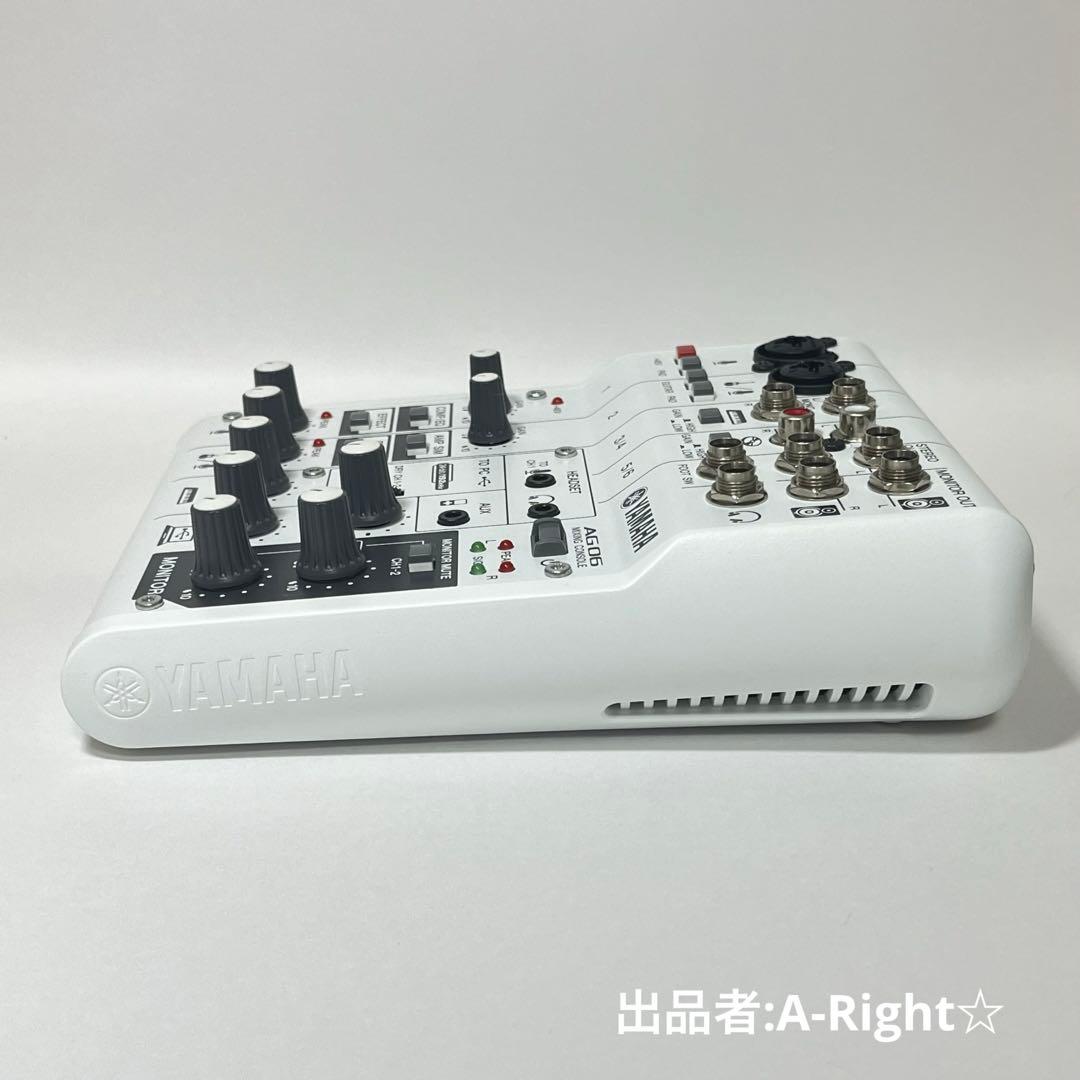 ヤマハ AG06 USB オーディオインターフェース WEBキャス ミキサー