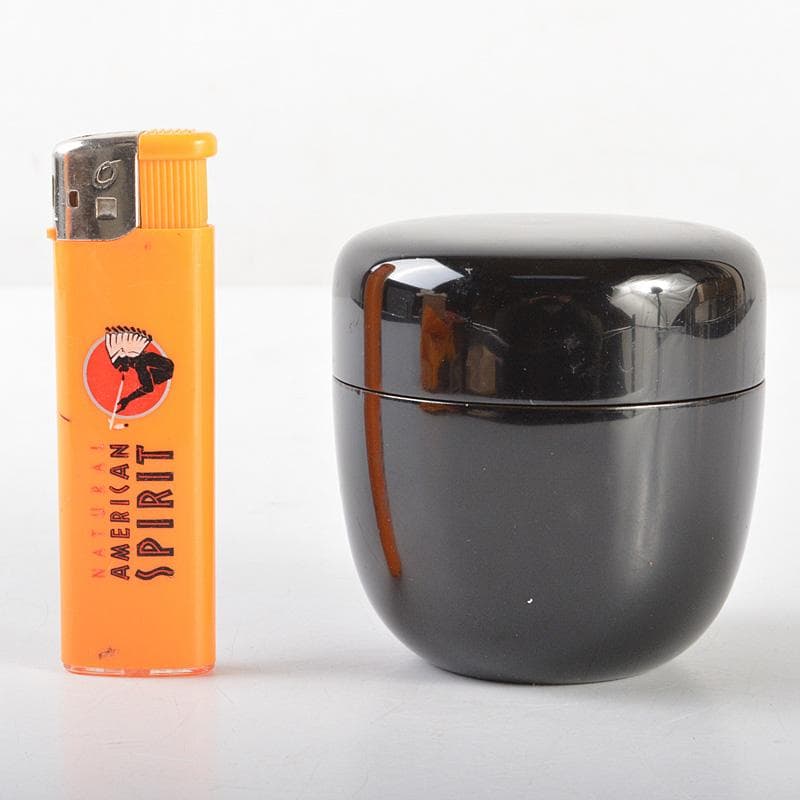 茶道具 山中塗工房 冴造 黒漆 真塗 中棗 共布共箱 V