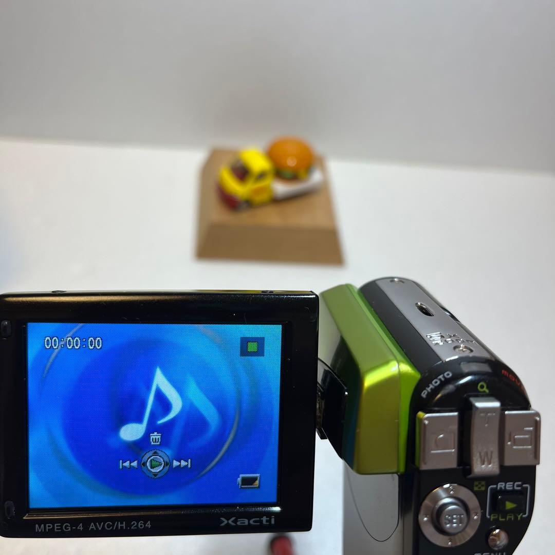 SANYOデジタルムービーカメラXacti DMX-CG65グリーン⭐️フルセット