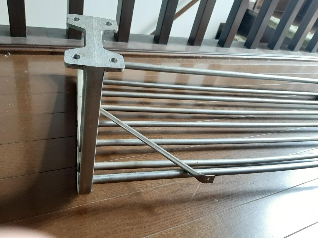 遠州鉄道バス 網棚 昭和レトロ◆アルミ製 路線バス部品◆インテリア・ディスプレイ