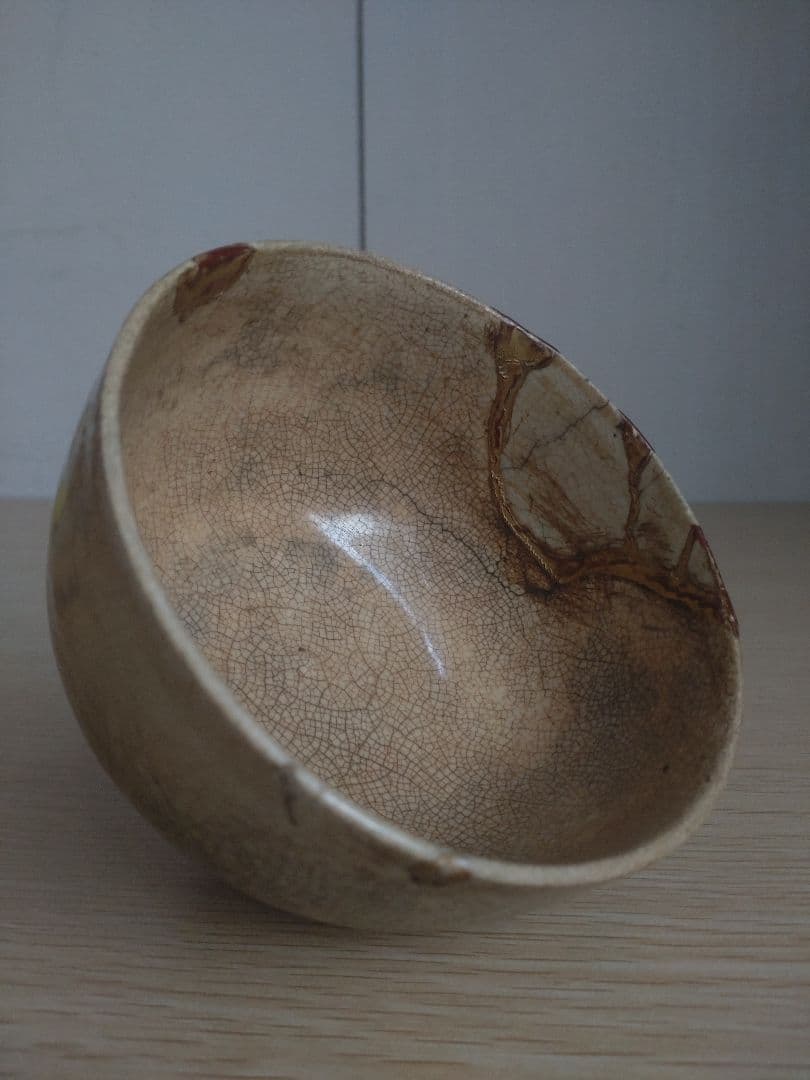 伝世 古萩 江戸初期】李朝 高麗青磁 青井戸 茶盌 茶碗 李勺光 李敬