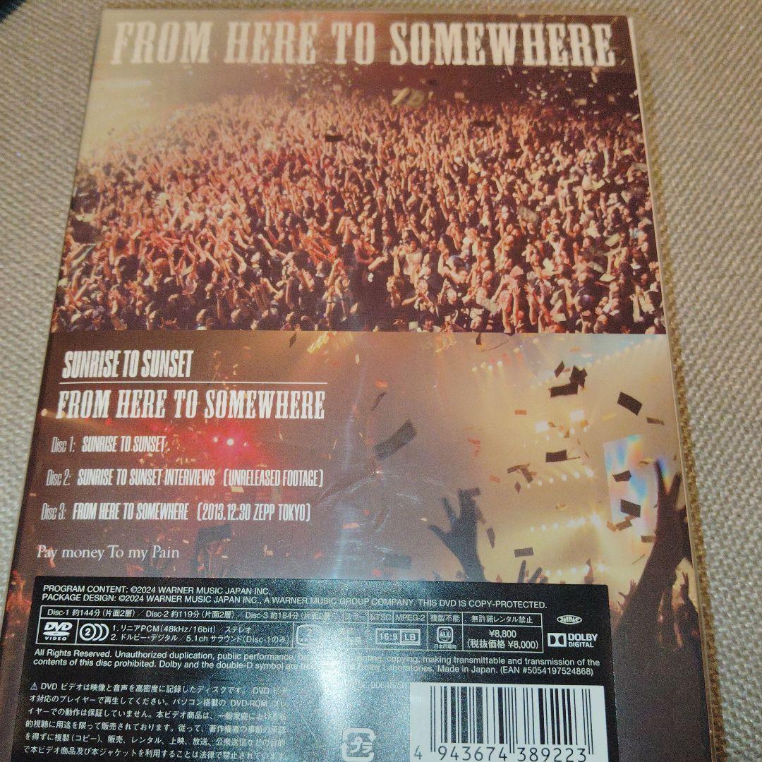 SUNRISE TO SUNSET DVD Pay money To my Pain『SUNRISE TO SUNSET
