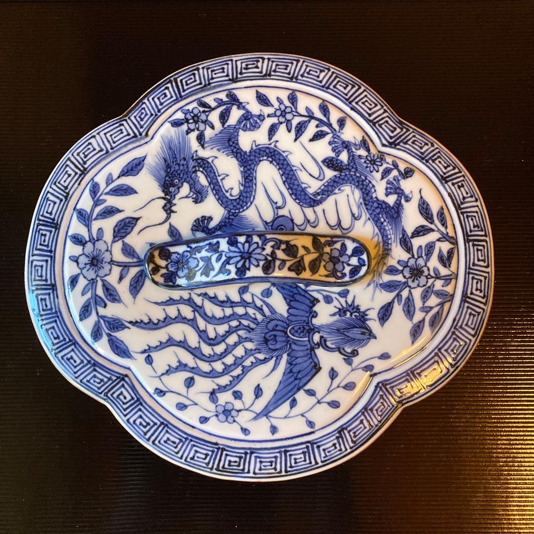 茶道食篭染付京焼