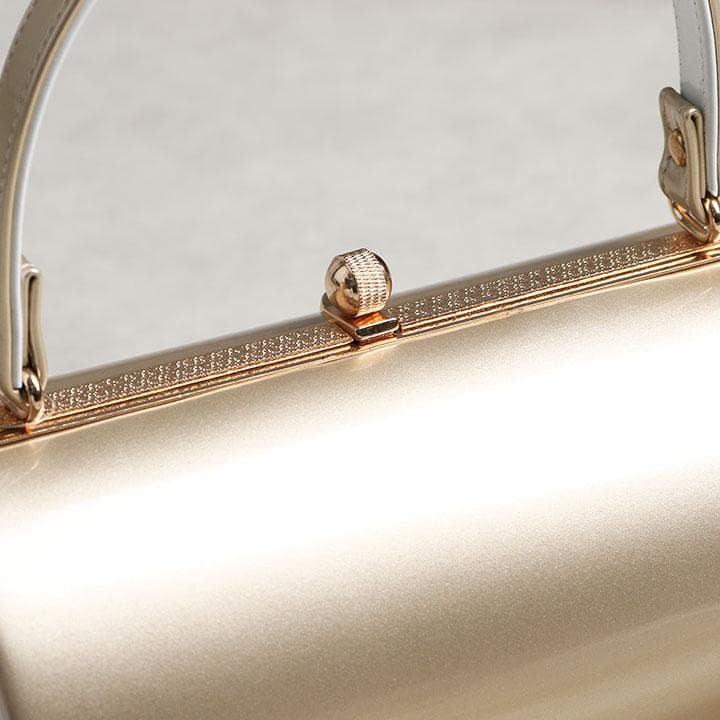 「さや❤︎」専用【新品】草履バッグセット　エナメル (ゴールド)　03592