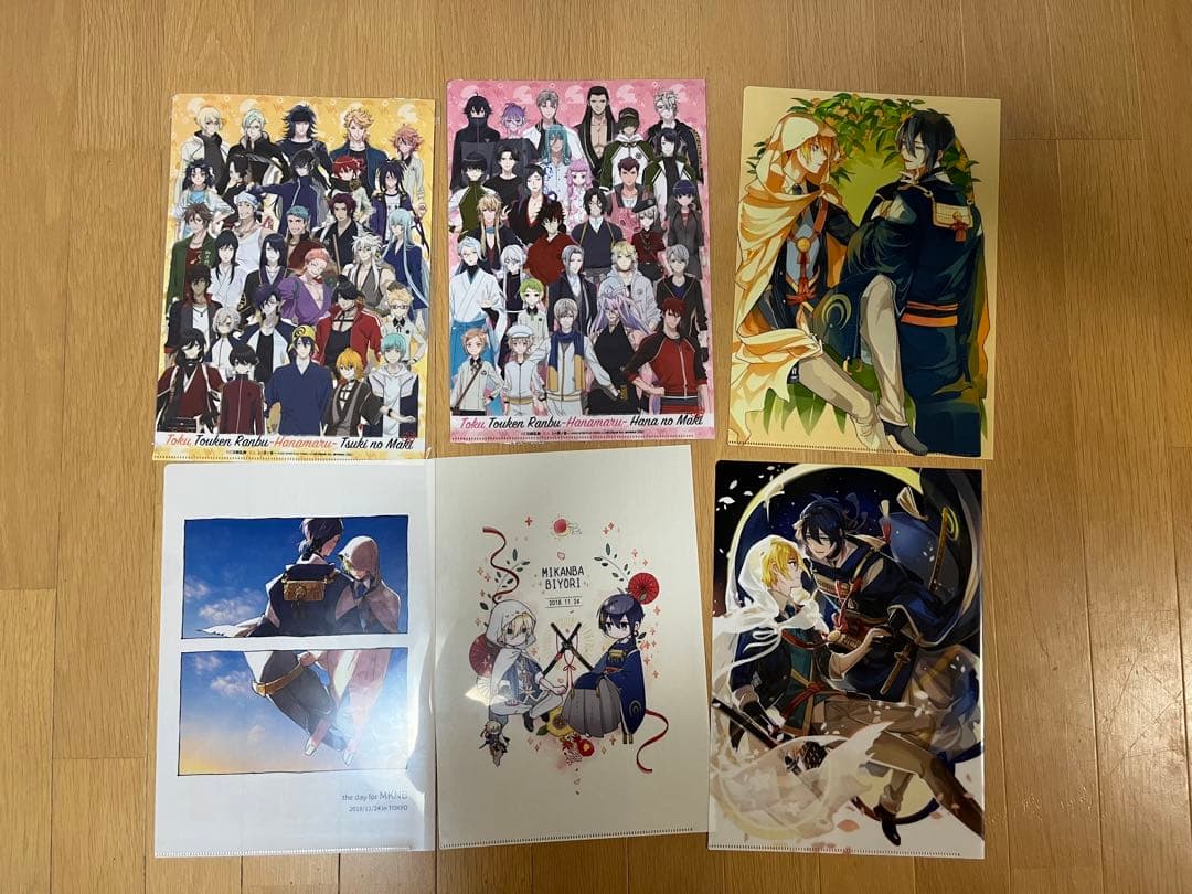 刀剣乱舞　クリアファイル　チケットケース　クリアビジュアルポスター　まとめ