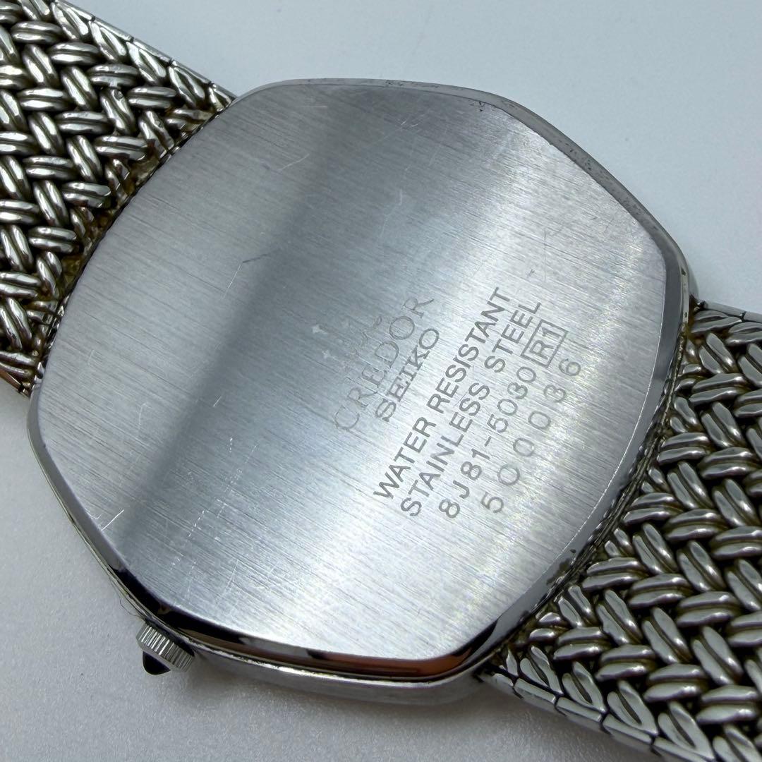 【稼働 新品電池】セイコー クレドール 8J81-5030 腕時計 クオーツ