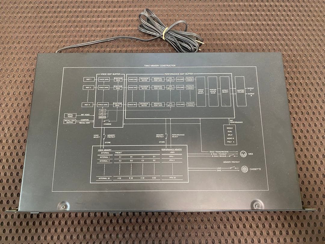 YAMAHA TX81Z FMトーンジェネレーター Z52081587