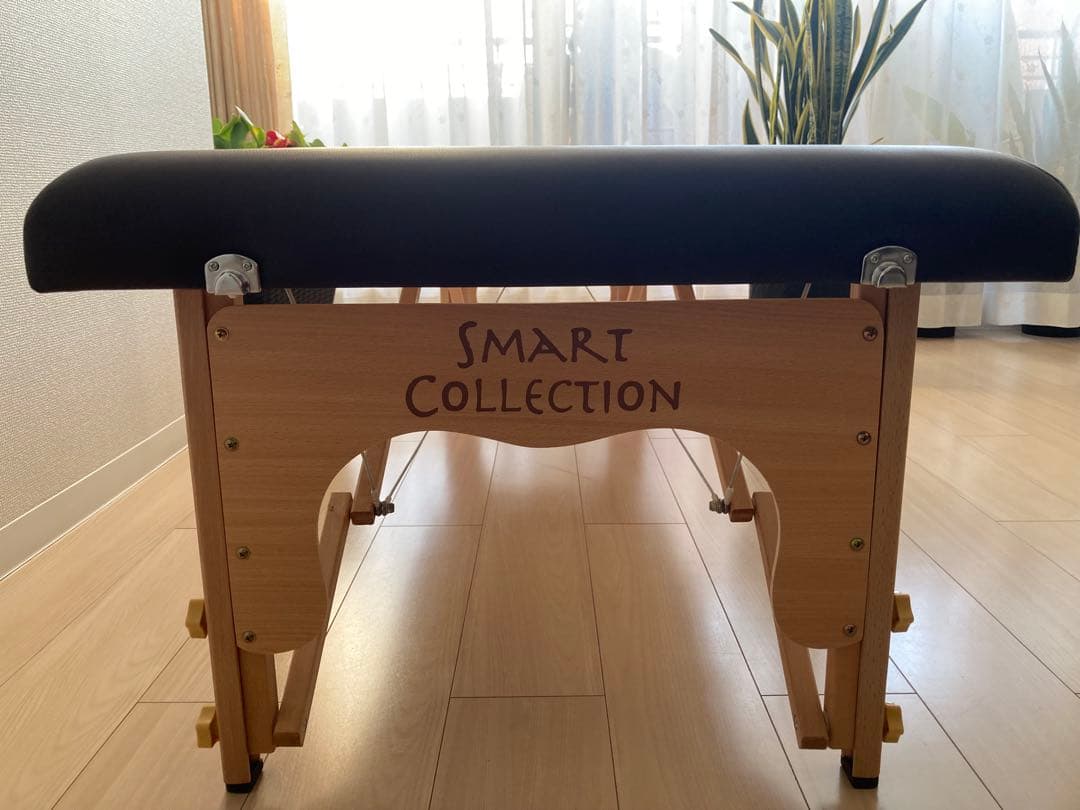 軽量 折りたたみ マッサージベッド ブラウン キャリーバッグ付 簡単