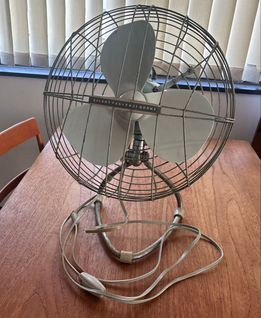 昭和レトロ　富士電機　扇風機　サイレントファン
