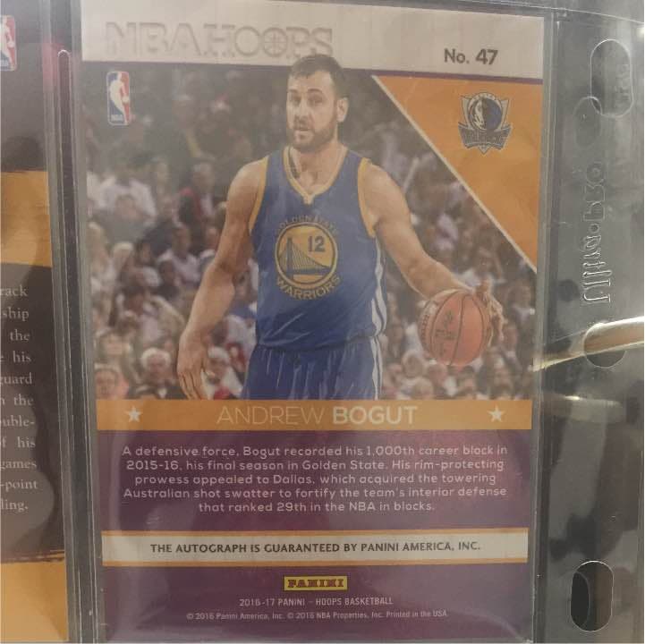 アンドリューボガット サインカードの通販はau PAY マーケット - 輸入