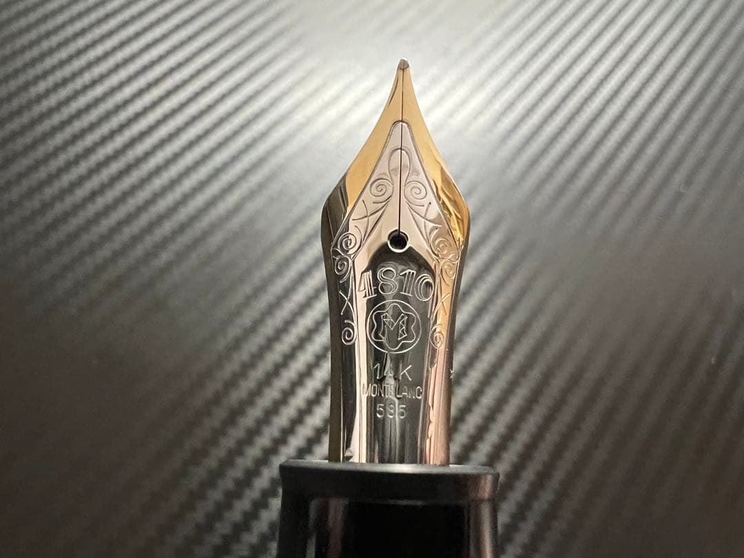 モンブラン マイスターシュテュック 149 万年筆 M 中字 14K 中白 極上