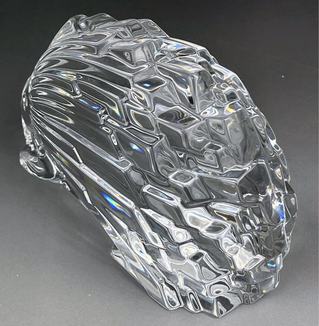 美品・希少】Baccarat バカラ ハリネズミ 針鼠 ぺーパーウェイト 置物