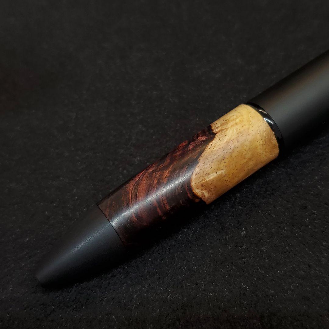 No.62ピュアモルトブラック4&1ホンジェラスローズウッド瘤カスタム
