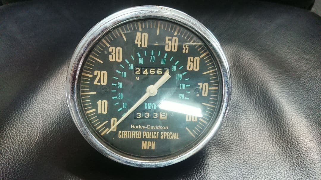 限定値下ハーレーダビッドソンショベルメーターA241039J 純正ショベル